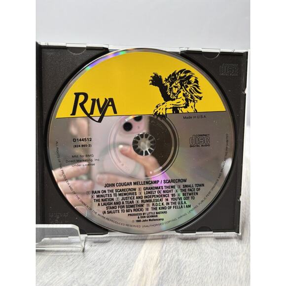 Scarecrow by John Cougar Mellencamp/John Mellencamp (CD, Aug-1985, Mercury) - Picture 4 of 4